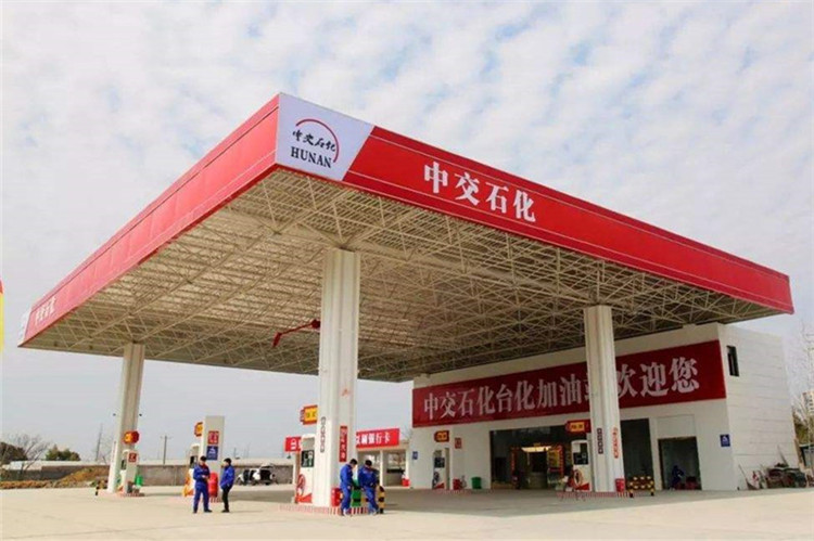 孝义加油站钢结构网架案例6